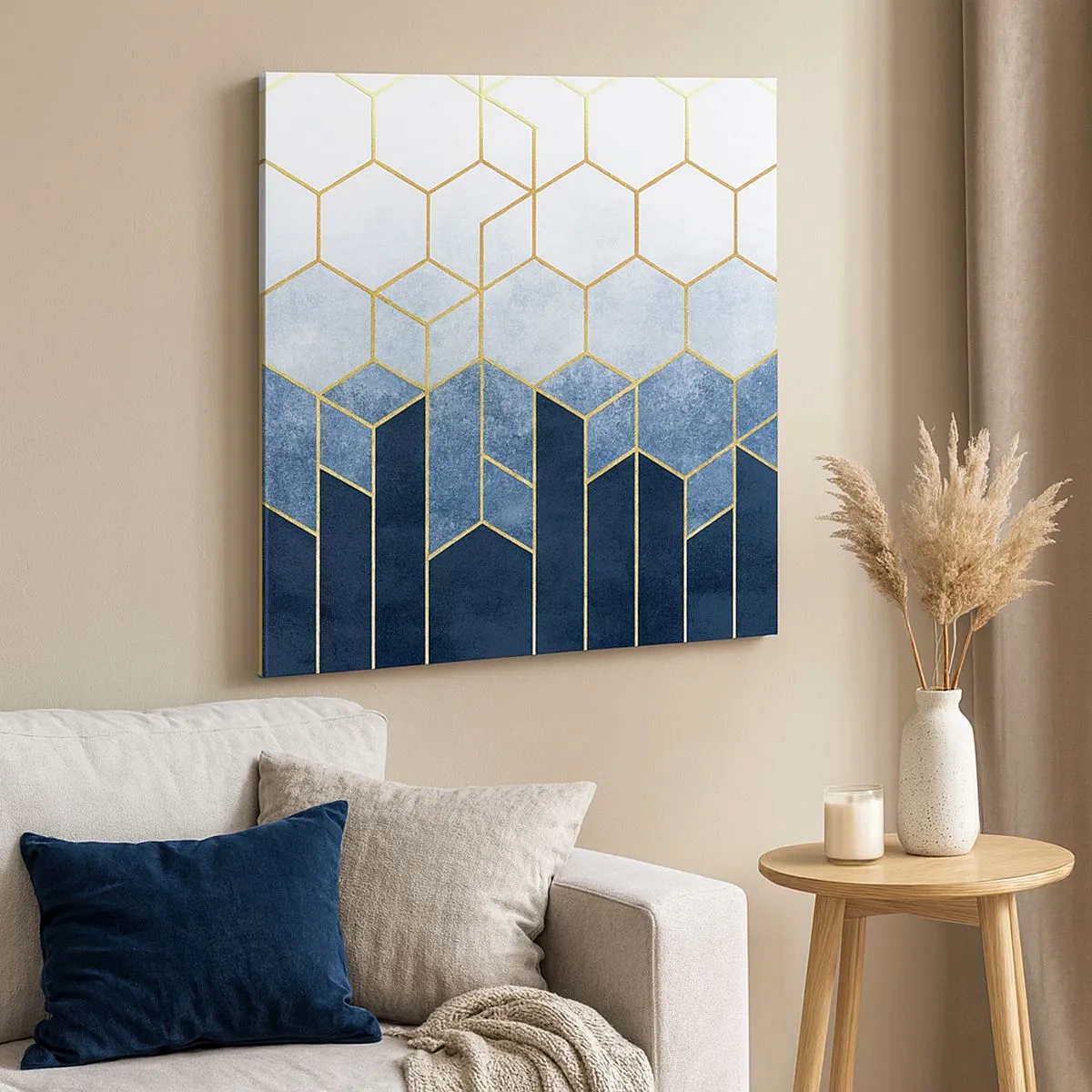 Tablou pe pânză - Compoziție în ritm sincopat - 30x30 cm