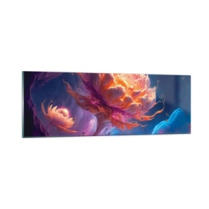 Tablou pe sticlă - O altă lume - 90x30 cm