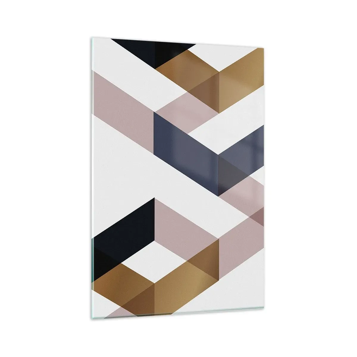 Tablou pe sticlă - Planuri și unghiuri - 80x120 cm