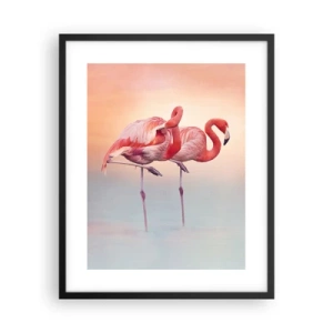 Poster în ramă neagră - În culoarea soarelui care apune - 40x50 cm