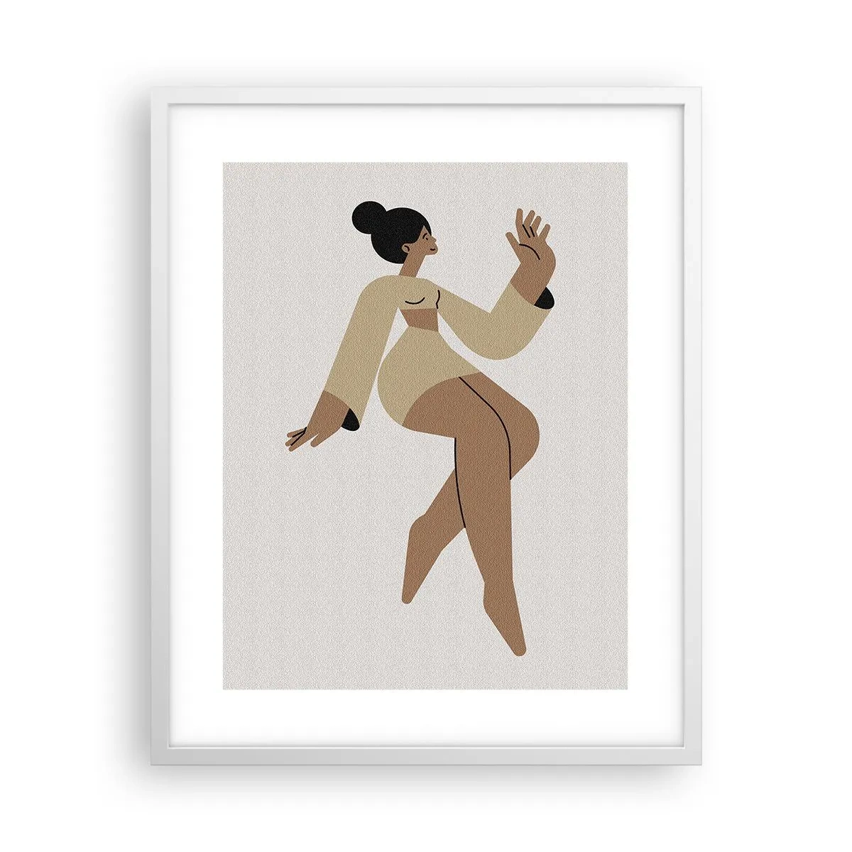 Poster în ramă albă - Forma harului - 40x50 cm