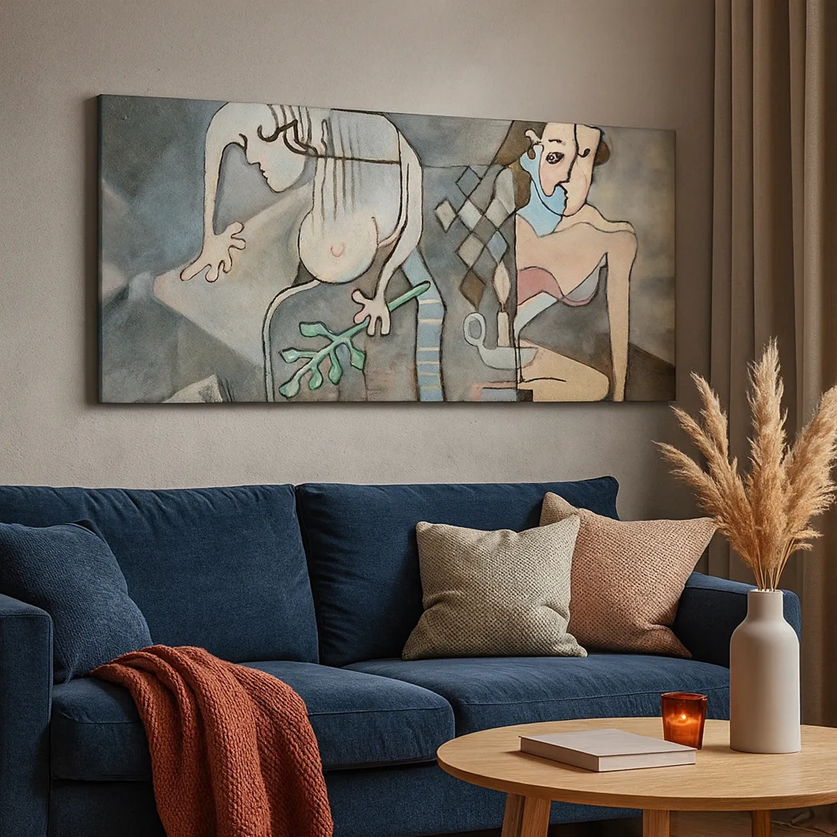 Tablou pe pânză - Un mozaic de spirit și materie - 30x30 cm