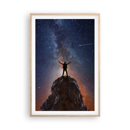 Poster în ramă de stejar deschis - Puterea este cu mine! - 61x91 cm