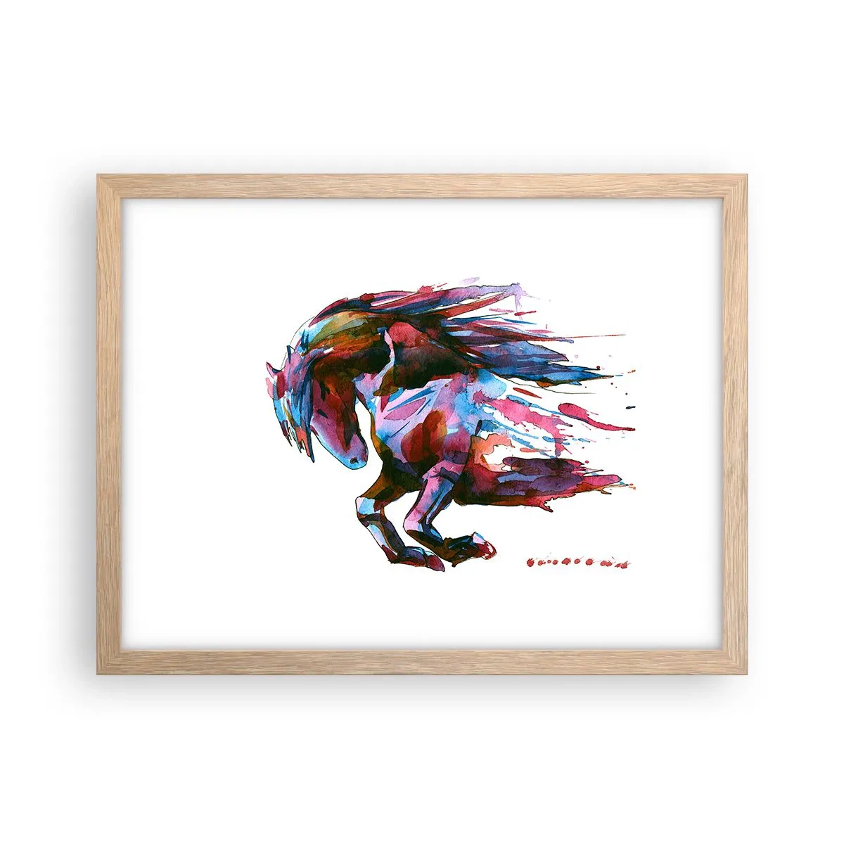 Poster în ramă de stejar deschis - În exaltare - 40x30 cm