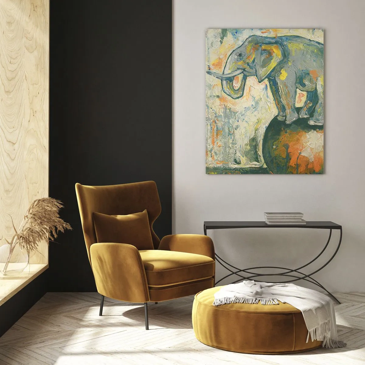 Tablou pe sticlă - Trăiască circul! - 80x120 cm