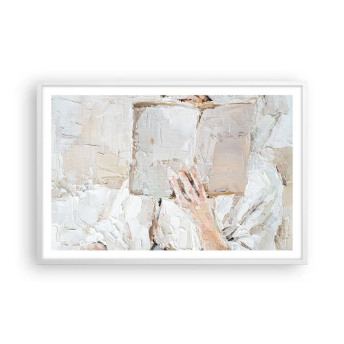 Poster în ramă albă - Într-o altă lume - 91x61 cm