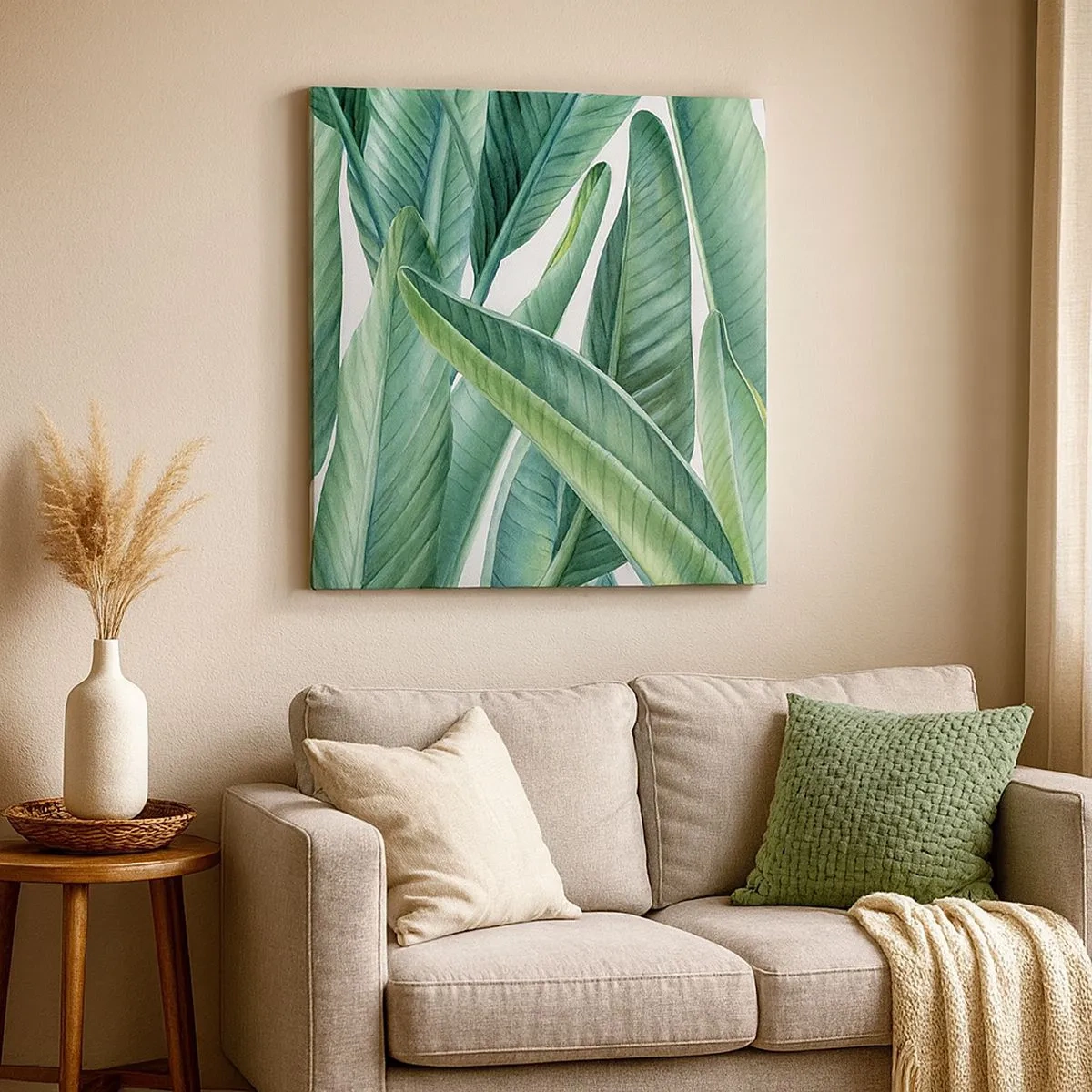 Tablou pe pânză - Verdeața în sine - 30x30 cm