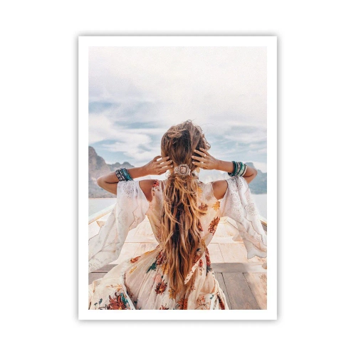 Poster - Pe drumul spre fericire - 70x100 cm