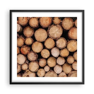 Poster în ramă neagră - Un nou început - 50x50 cm