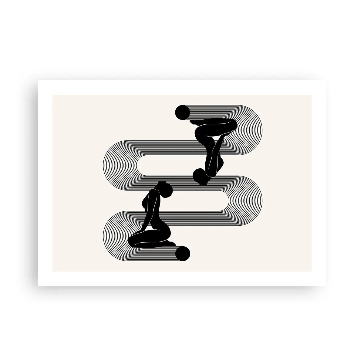 Poster - Simetrie senzuală - 70x50 cm