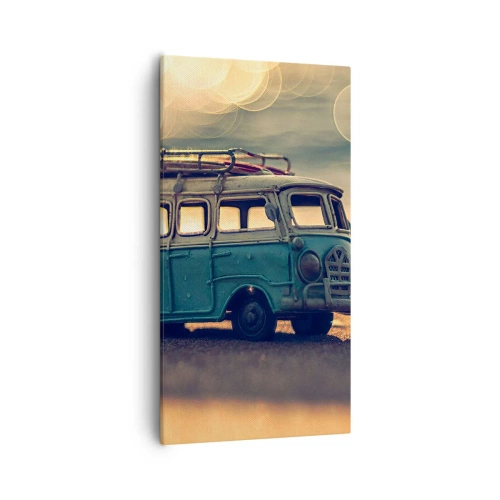 Tablou pe pânză - Sfârșitul zeilor: banilor și al muncii - 55x100 cm