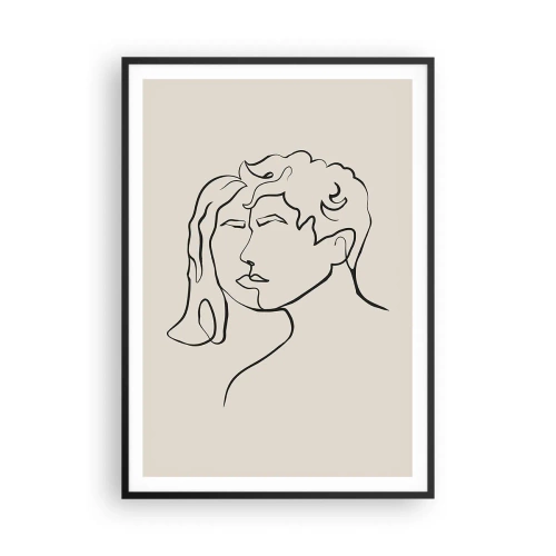 Poster în ramă neagră - Și unitatea s-a făcut - 70x100 cm