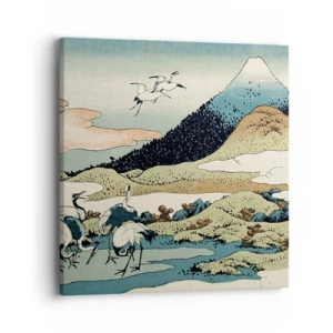 Tablou pe pânză - În mod japonez - 40x40 cm