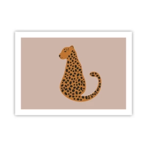 Poster - Modelul leopard este tot timpul la modă - 70x50 cm