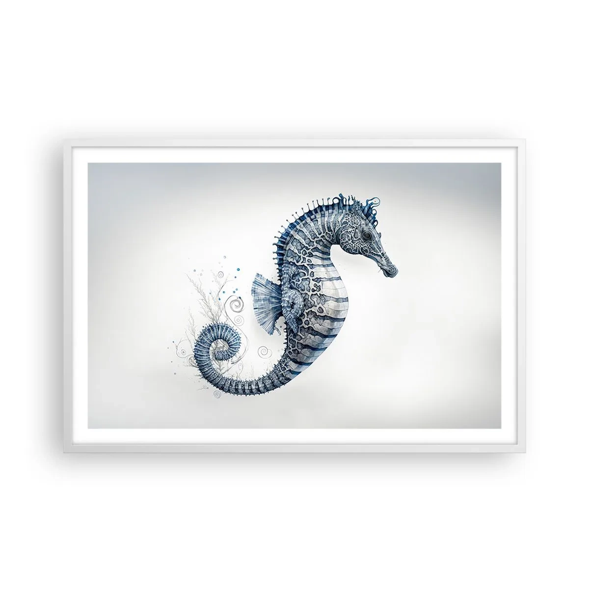 Poster în ramă albă - O glumă inocentă a naturii - 91x61 cm