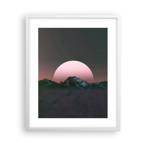 Poster în ramă albă - Într-o galaxie învecinată - 40x50 cm