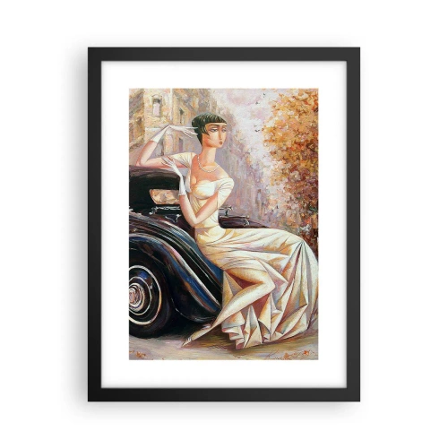 Poster în ramă neagră - Eleganță retro - 30x40 cm