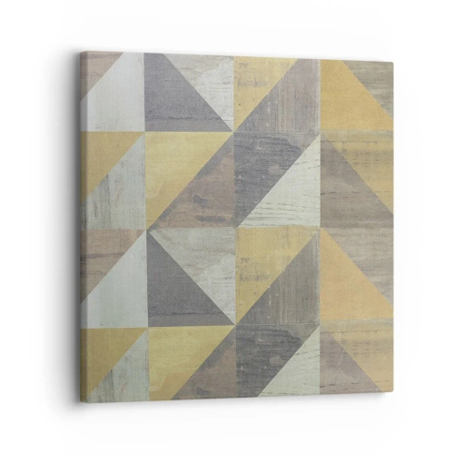 Tablou pe pânză - La unghiul triunghiului - 30x30 cm