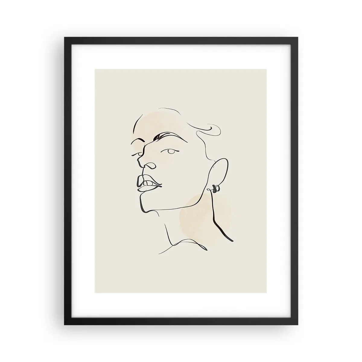 Poster în ramă neagră - O privire mândră - 40x50 cm