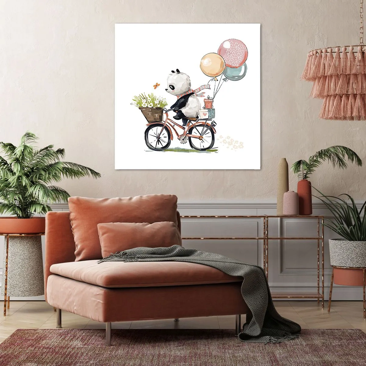 Tablou pe pânză - O zi fericită - 50x50 cm