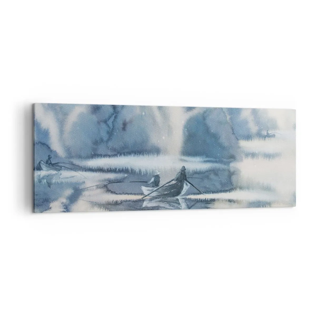 Tablou pe pânză - Pescarii în paradisul lor - 140x50 cm