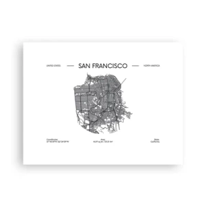 Poster - Anatomia San Francisco - 40x30 cm