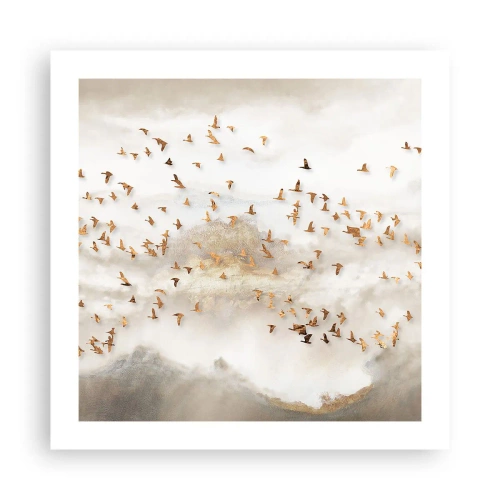 Poster - A sosit timpul... - 50x50 cm