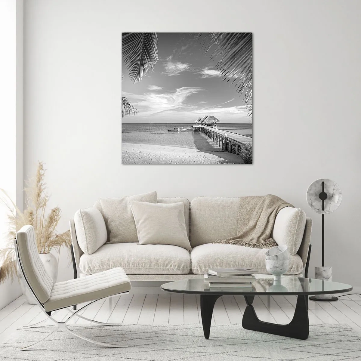 Tablou pe sticlă - O amintire sau un vis? - 70x70 cm