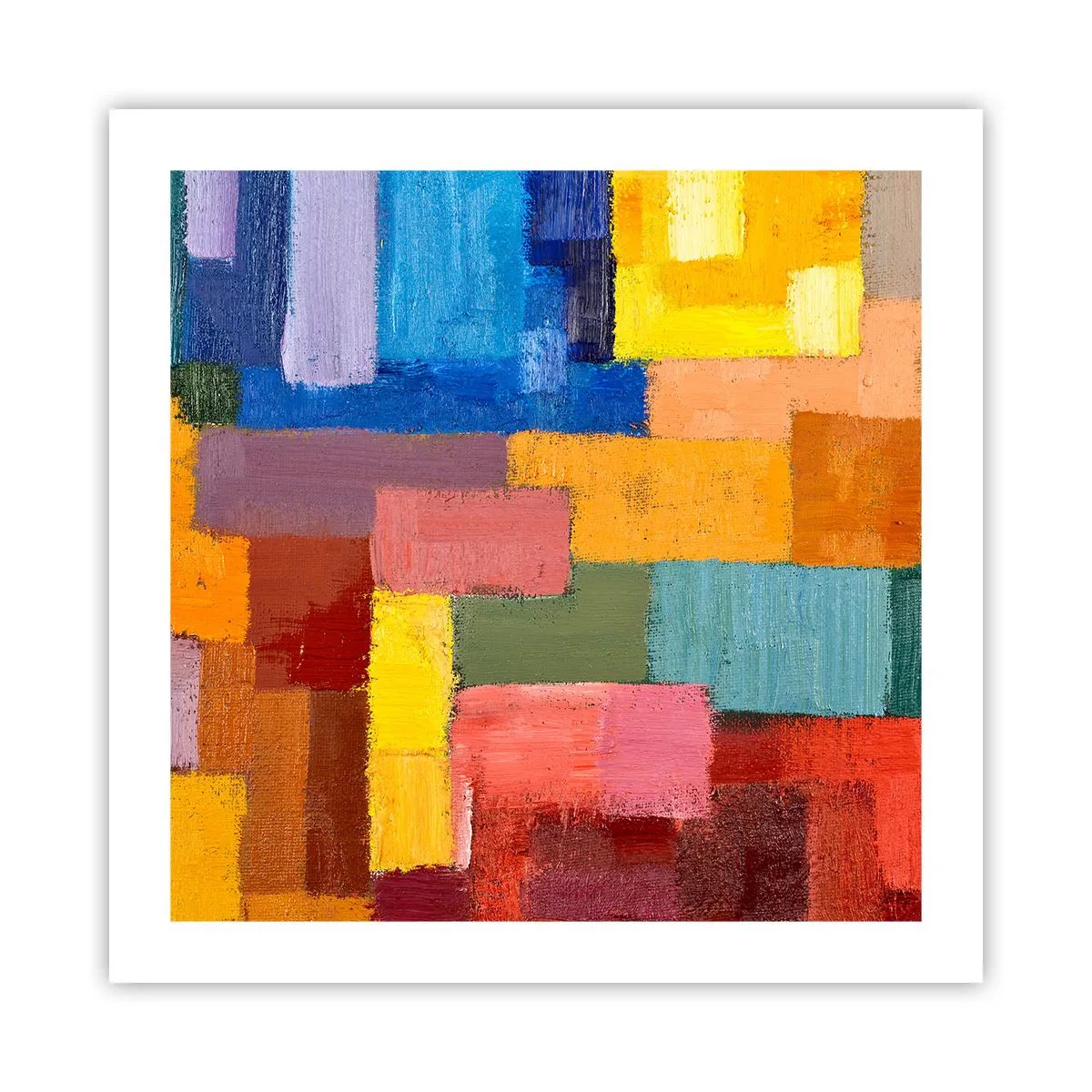 Poster - Fiecare diferită, toate colorate - 50x50 cm