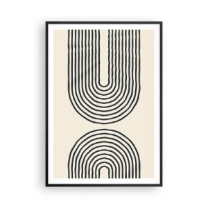 Poster în ramă neagră - În curând... - 70x100 cm