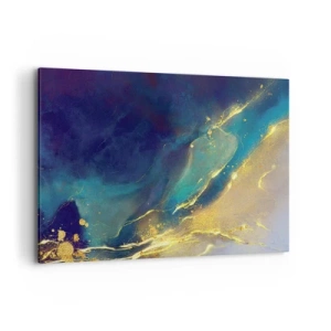 Tablou pe pânză - Baltă de aur - 120x80 cm