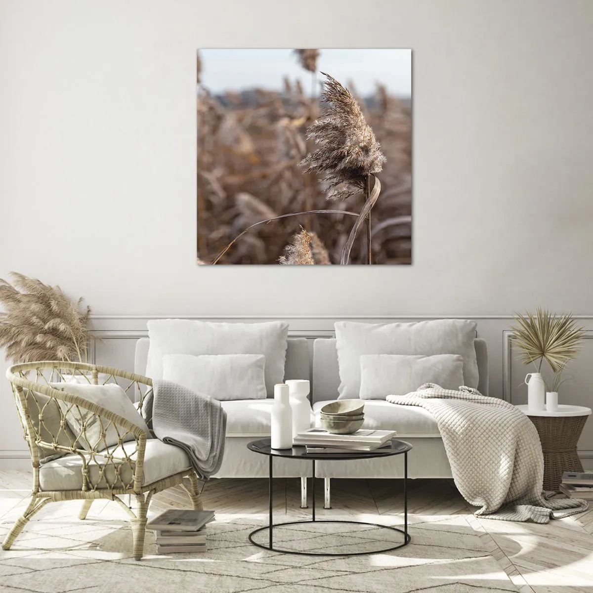 Tablou pe sticlă - E timpul să zbori cu vântul - 70x70 cm