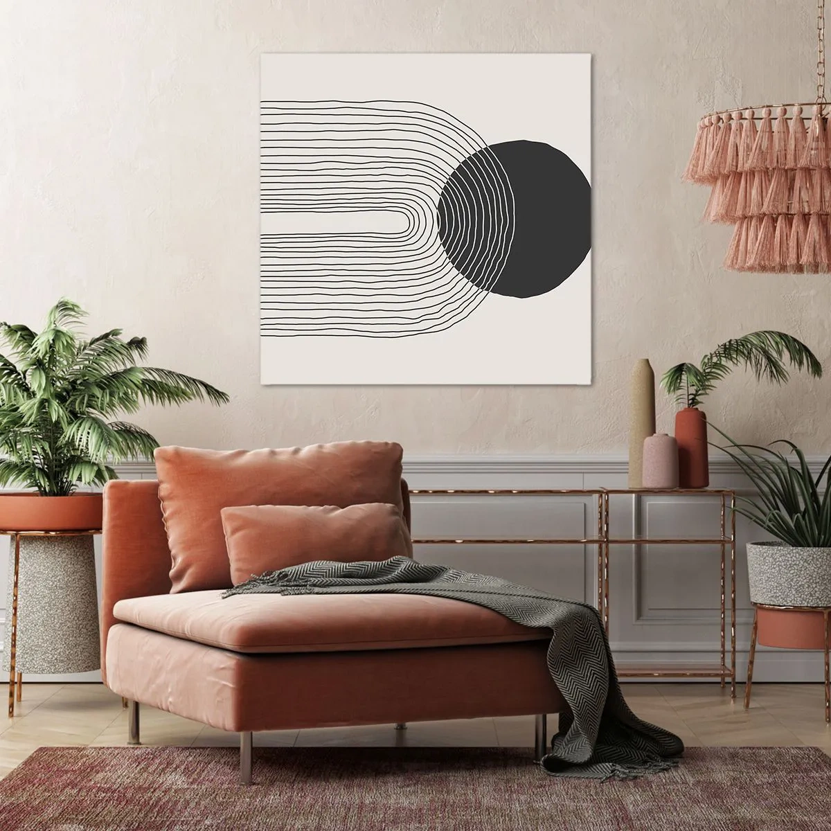 Tablou pe pânză - Tremurând și încrezător - 60x60 cm