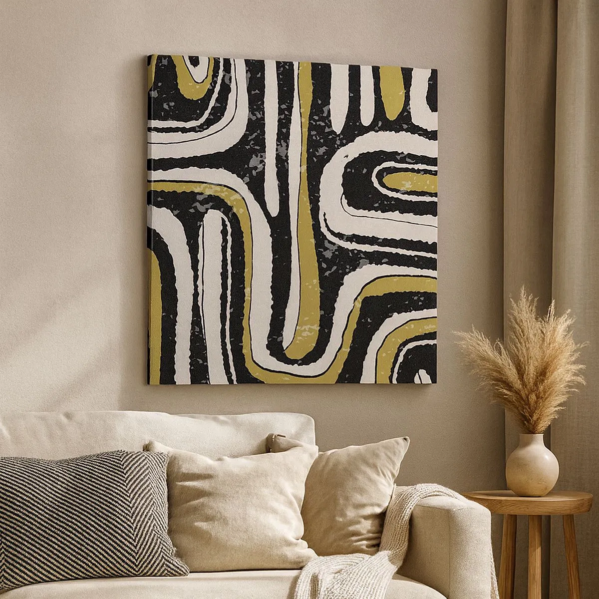 Tablou pe pânză - Compoziție: pasaje și alei - 30x30 cm