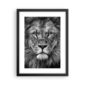 Poster în ramă neagră - În ținuta de încoronare - 30x40 cm