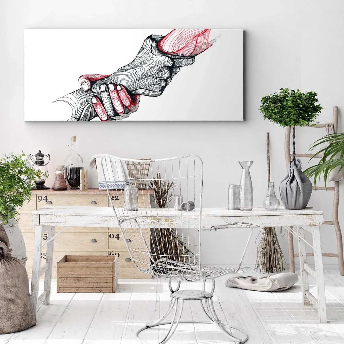 Tablou pe pânză - Ești pe mâini bune - 100x40 cm