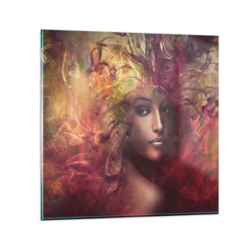 Tablou pe sticlă - Iată-mă! - 50x50 cm