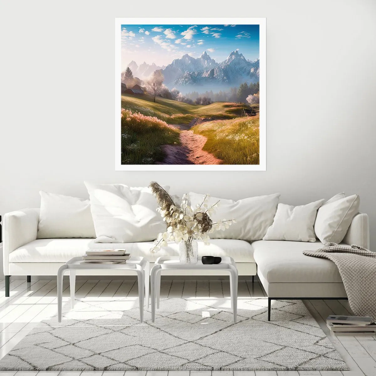 Poster - Valea idilică - 40x40 cm