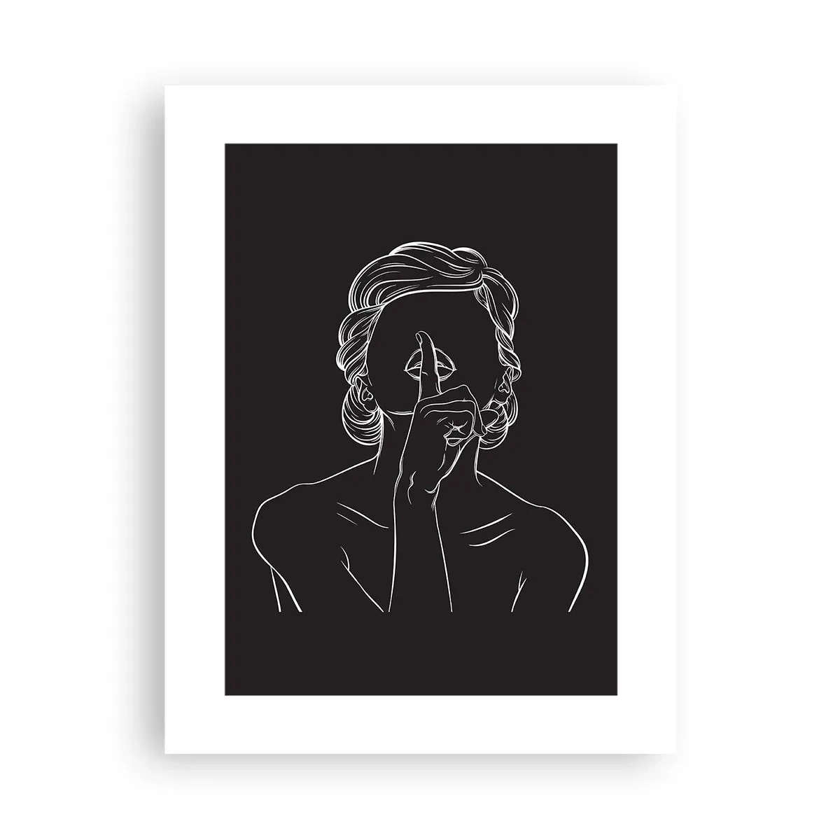 Poster - Frumusețea înflorește în tăcere - 30x40 cm