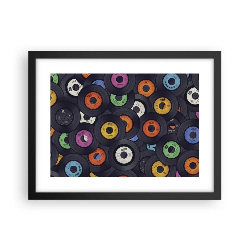 Poster în ramă neagră - Culorile clasicilor - 40x30 cm