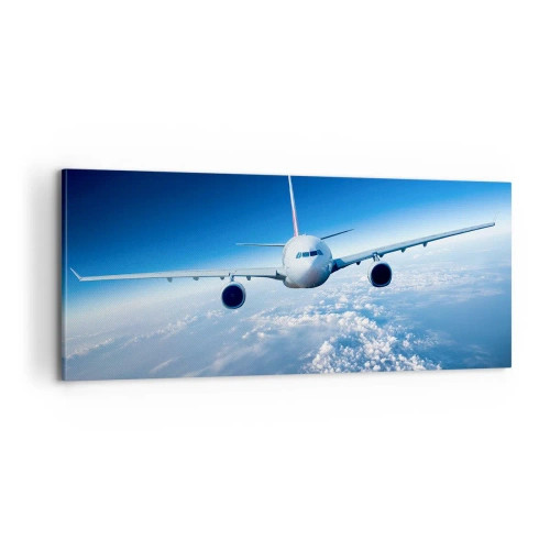 Tablou pe pânză - Zbor pentru că vreau - 100x40 cm