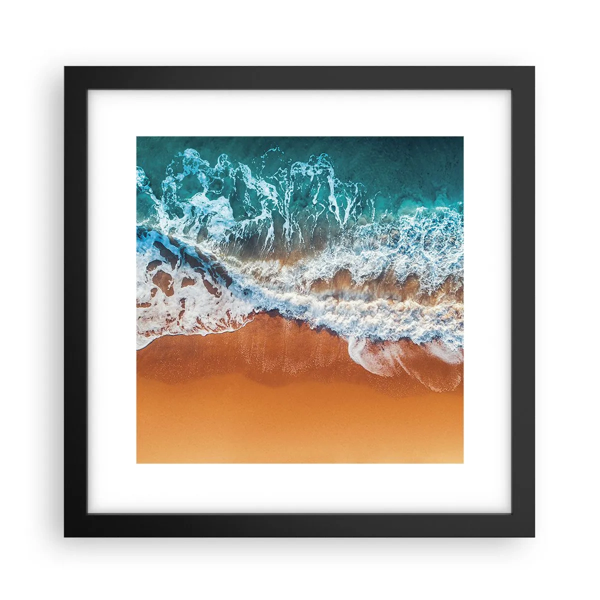 Poster în ramă neagră - Întotdeauna în tandem - 30x30 cm