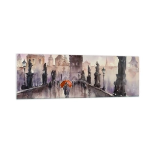 Tablou pe sticlă - Oamenii nu se schimbă - 160x50 cm