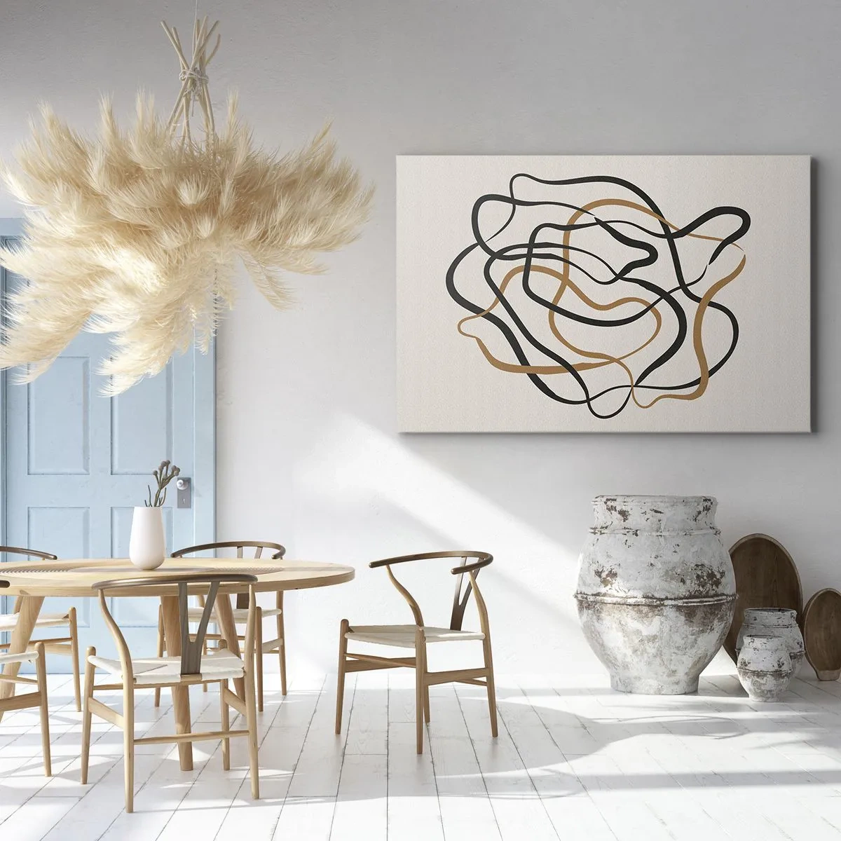 Tablou pe pânză - Totul s-a încurcat - 100x70 cm