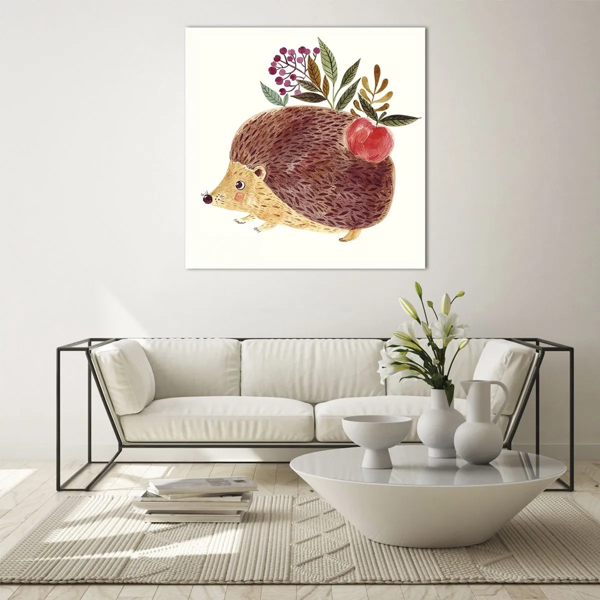 Tablou pe sticlă - Și tu deja mă placi - 60x60 cm