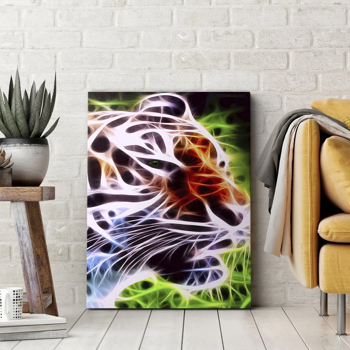 Tablou pe pânză - Aură amenințătoare - 45x80 cm