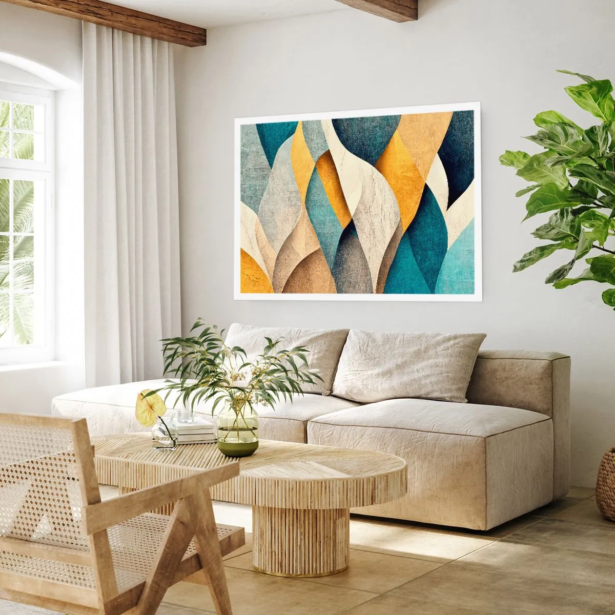 Poster - Ritm și ondulare - 50x40 cm