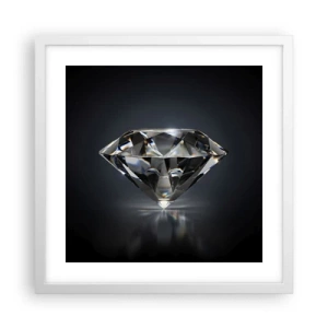 Poster în ramă albă - Best girls friend - 40x40 cm