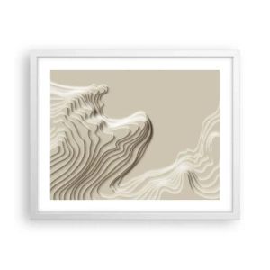 Poster în ramă albă - Topografia artei - 50x40 cm