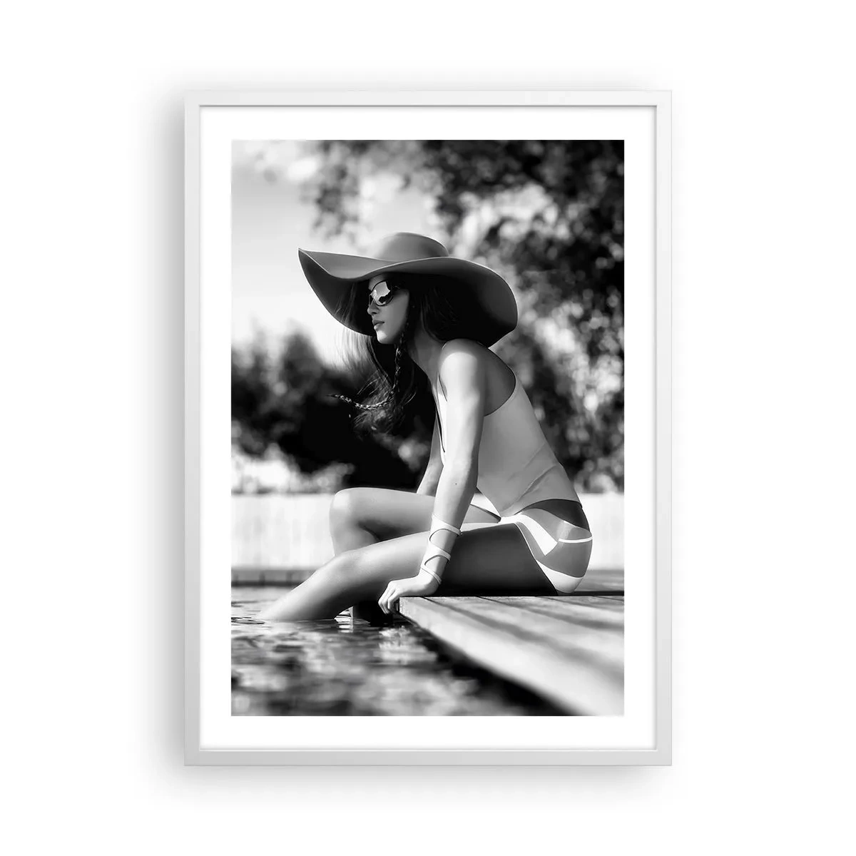 Poster în ramă albă - Vis de vară - 50x70 cm